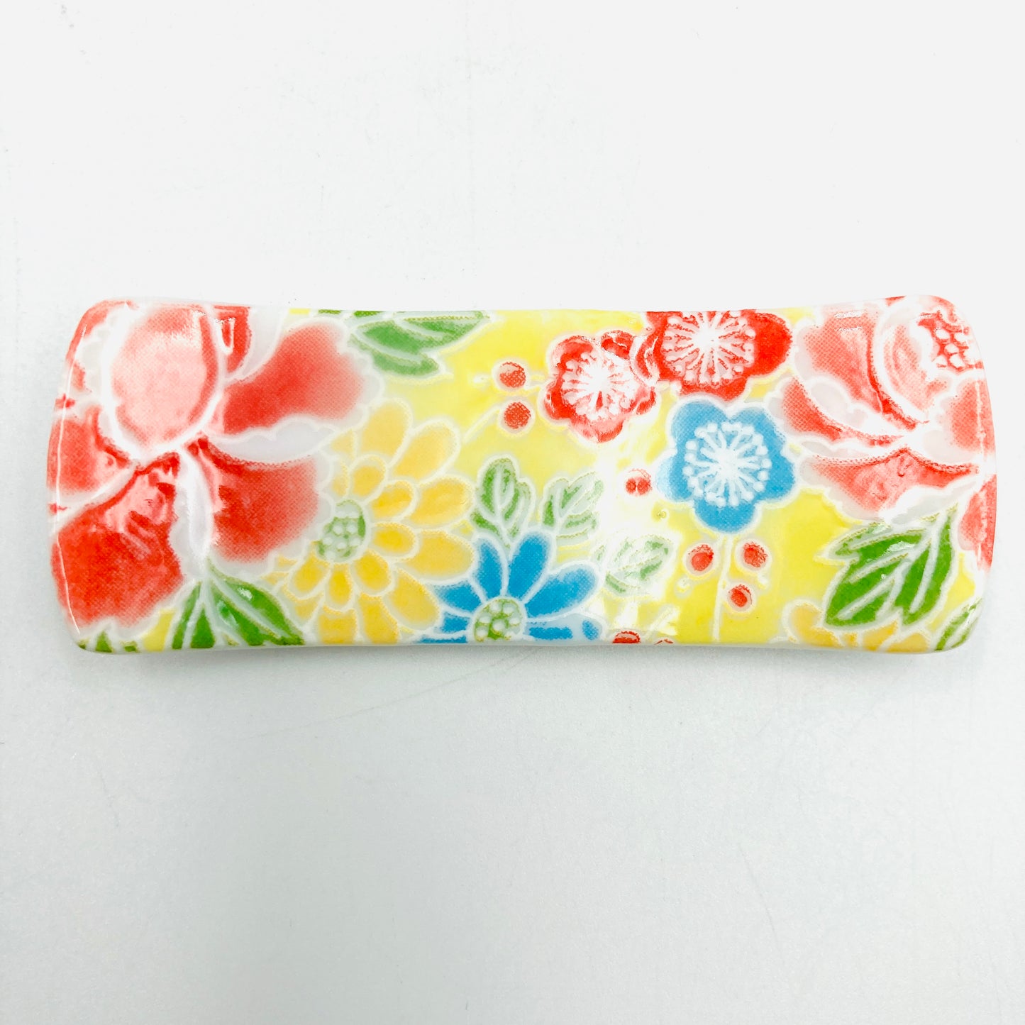 Chopsticksablage KIKKOU Keramik mit Blumenmuster