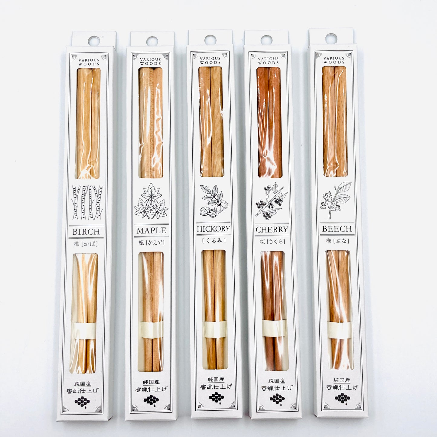 Chopsticks BUNA, Bienenwachs, Buchenholz